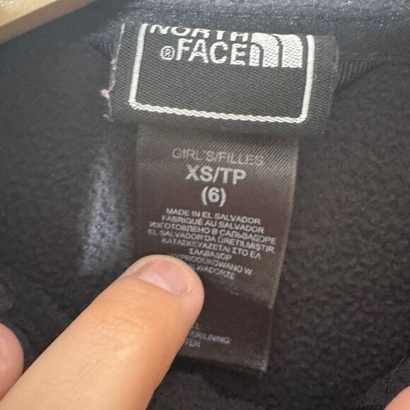 The North Face Jacket Girls XS Black Full Zip Fleece Outdoors - Picture 3 of 8